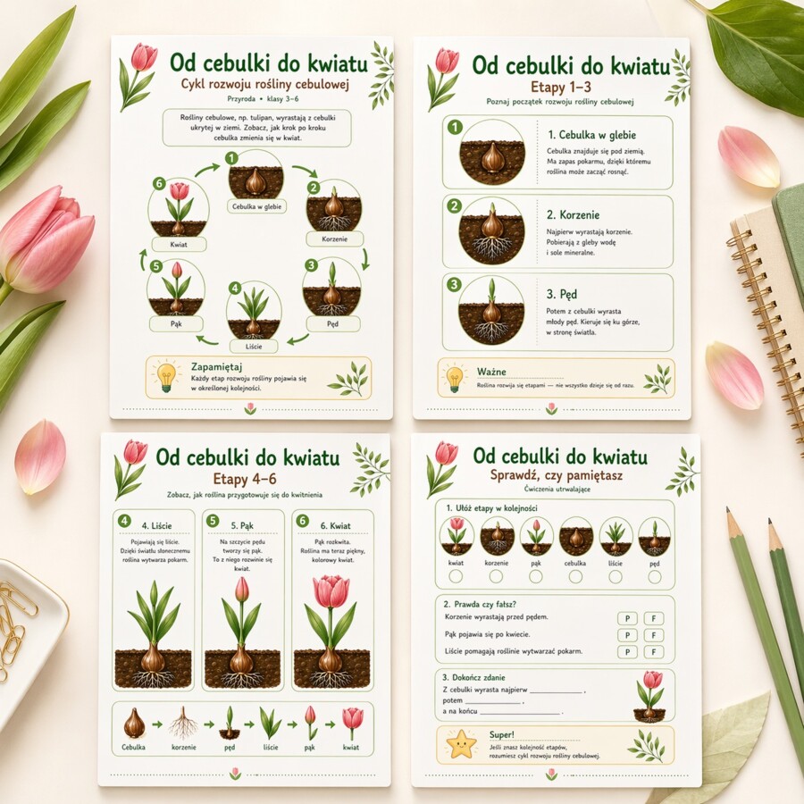 Od cebulki do kwiatu