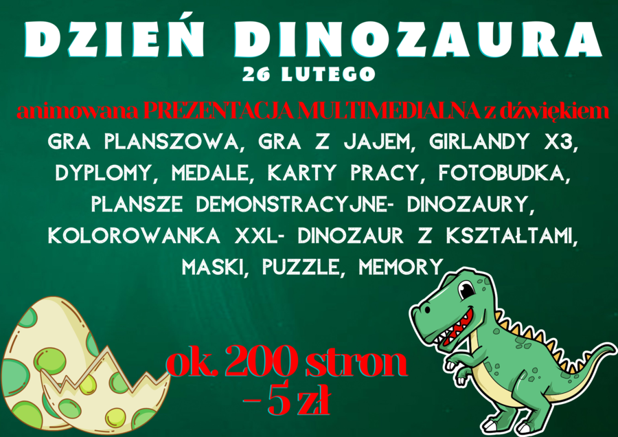 DZIEŃ DINOZAURA
