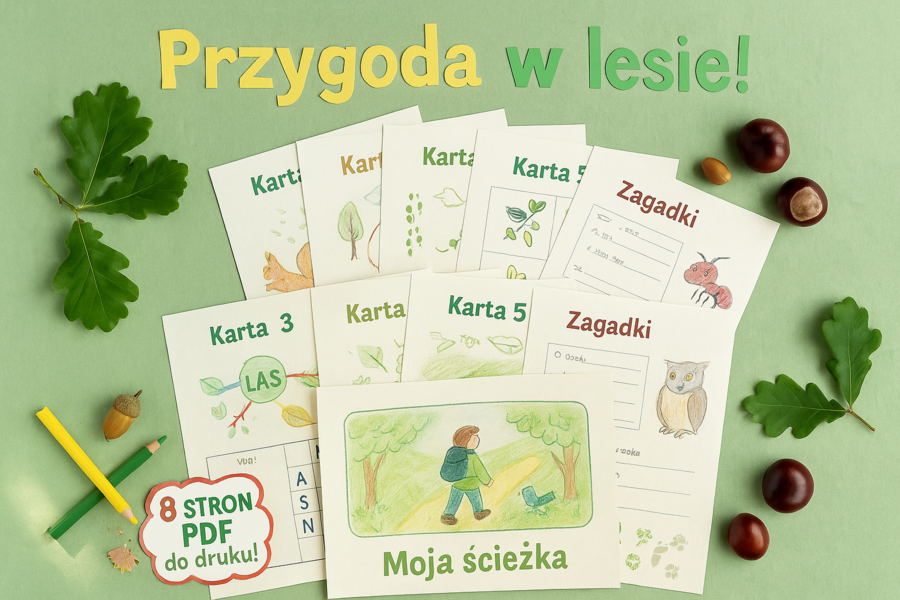 Karty pracy „Wędrówka przez las”
