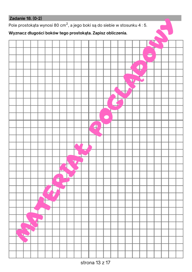 Próbny arkusz egzamin ósmoklasisty z matematyki 2024/2025. Arkusz nr 1 (aktualizacja)