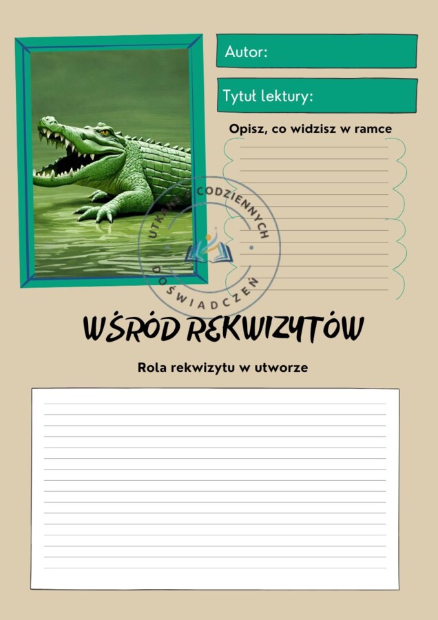 Rola rekwizytu/ symbolu/ miejsca w lekturze obowiązkowej- karty lekturowe pomagają przygotować się do egzaminu ósmoklasisty