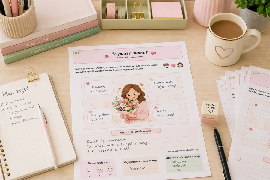 Co powie mama? – karta twórczego pisania