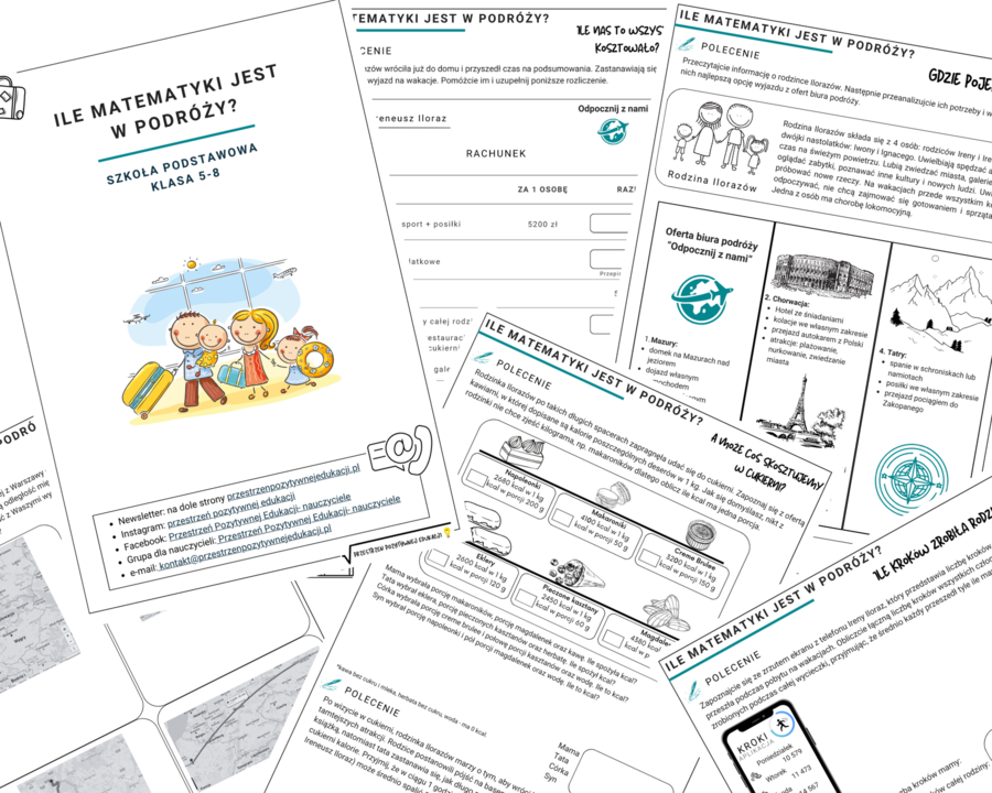 Ile matematyki jest w podróży? (klasa 5-8)