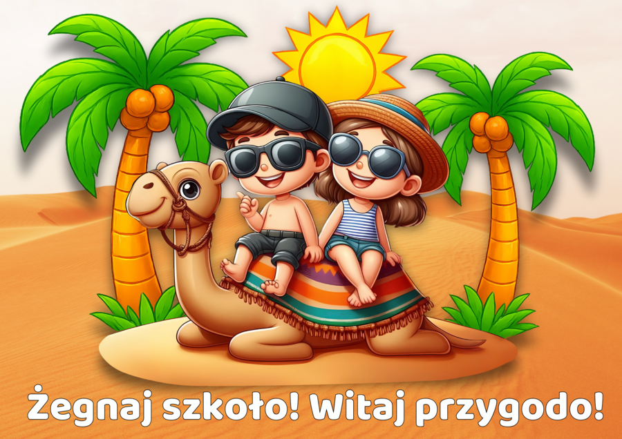 ŻEGNAJ SZKOŁO! WITAJ PRZYGODO! - Dekoracja XXL