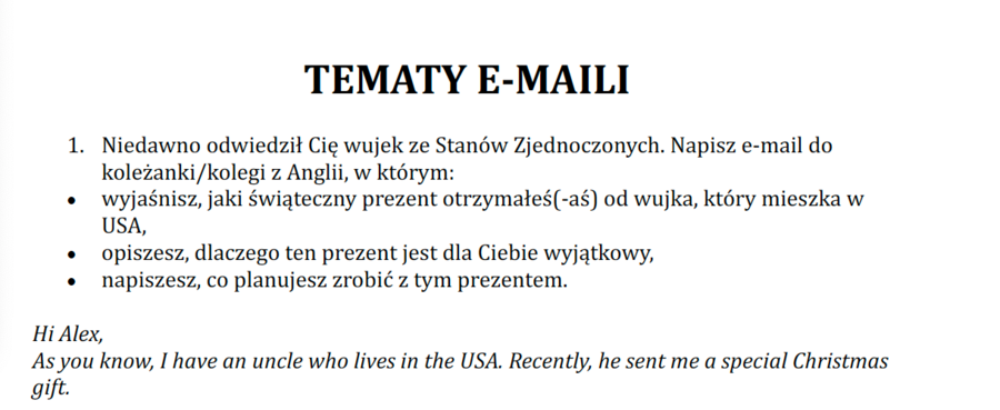 E8 - CHRISTMAS E-MAILS