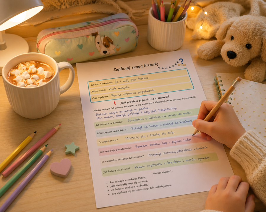 Opowiadanie twórcze: Reksio zniknął