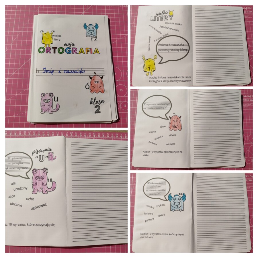 Ortografia - książeczka dla uczniów klasy 2.