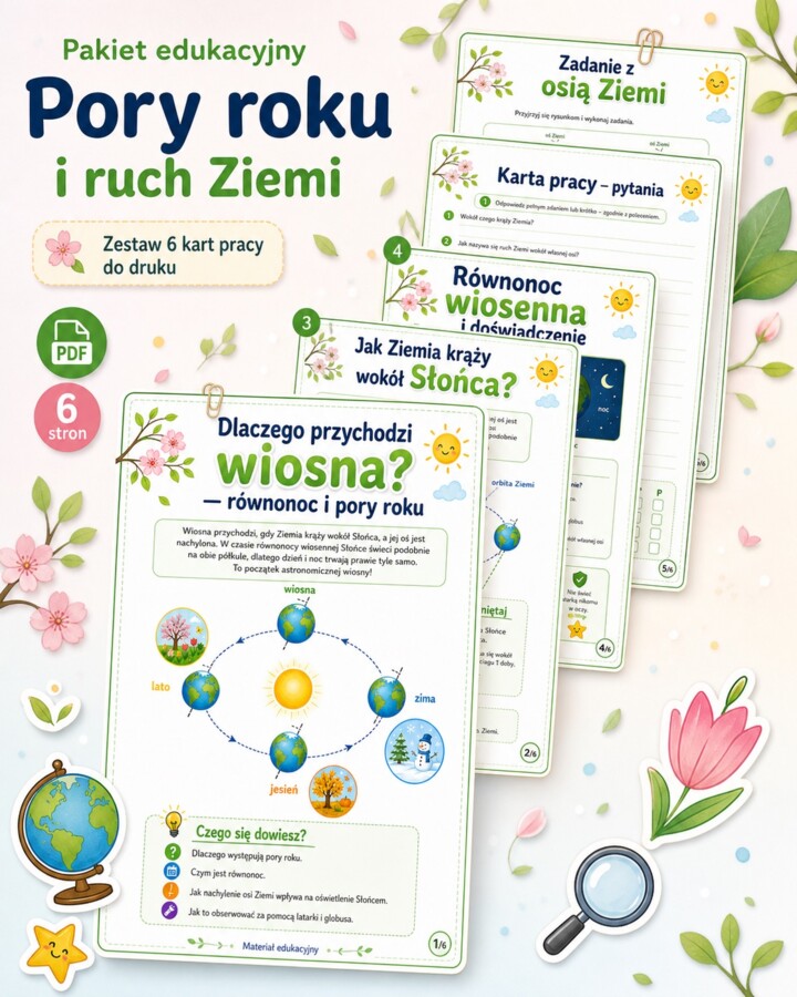 Dlaczego przychodzi wiosna? Równonoc i pory roku