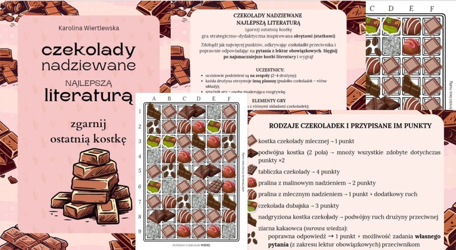 Czekolady nadziewane najlepszą literaturą