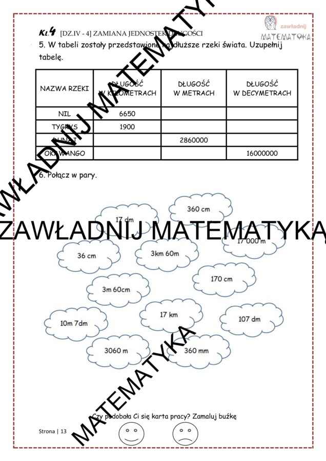 Dział IV: Figury geometryczne – część 1