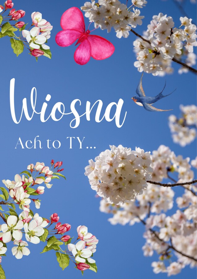 Wiosna, plakat, gazetka XXL