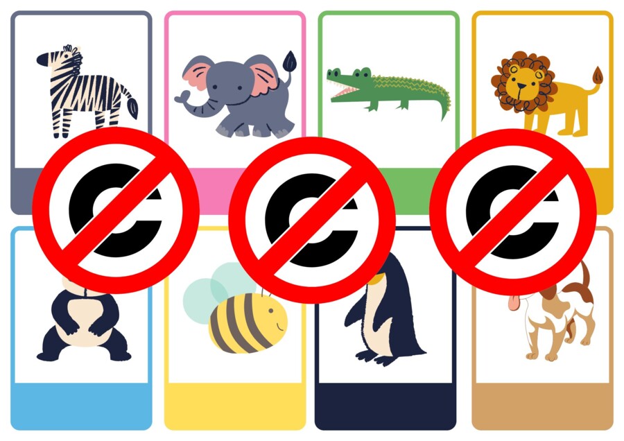 🐝🐞Znaczki do szafki w szatni dla przedszkolaków – zwierzątka 🐻🦊