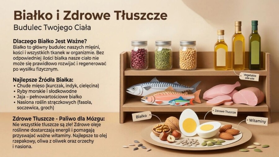 Zdrowy tryb życia – jak dbać o zdrowie każdego dnia (gazetka szkolna / prezentacja edukacyjna)