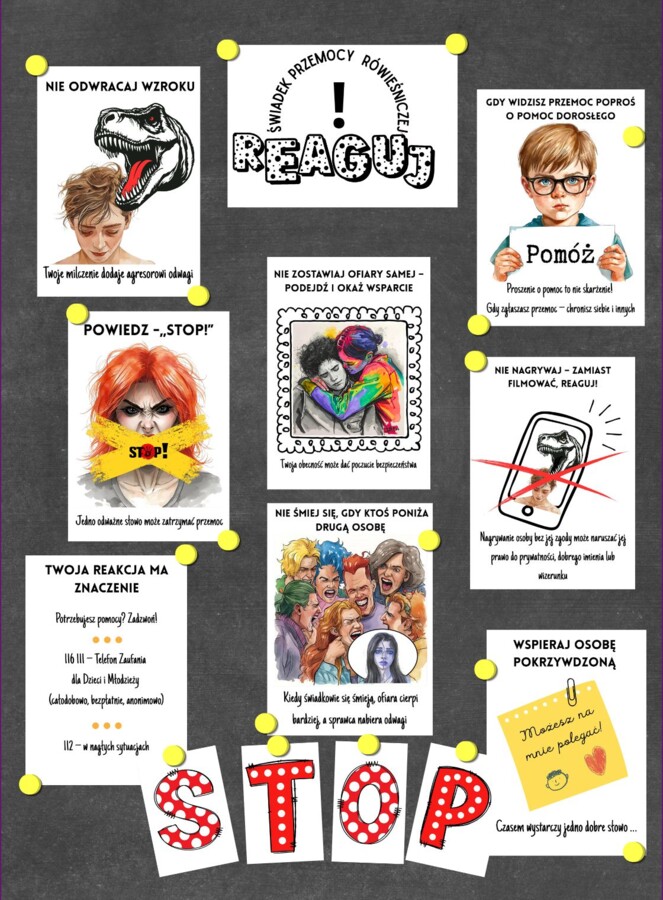 Świadek przemocy - gazetka profilaktyczna