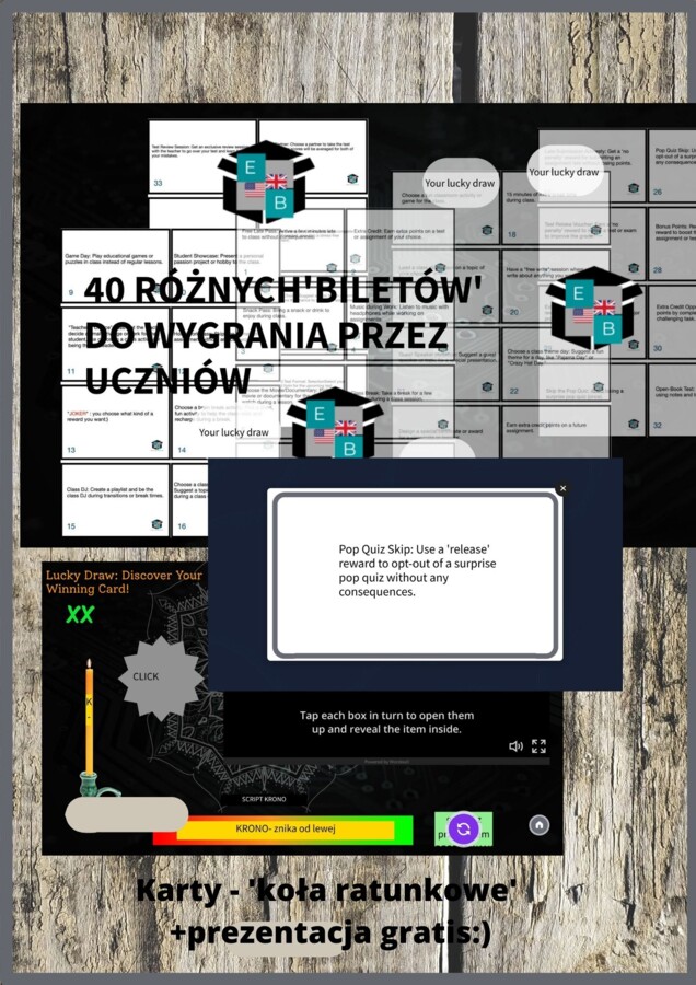 Back to school: koła ratunkowe dla uczniów plus prezentacja konwersacyjna na pierwsze zajęcia