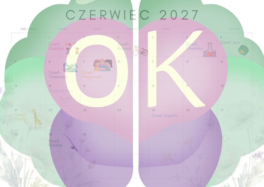 Kalendarz Świąt Nietypowych 2027 + Kolorowanki (53 strony)