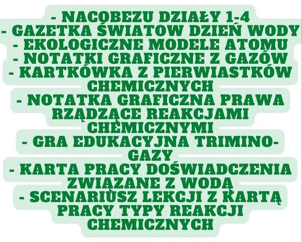 Zestaw chemia klasa 7 - pomoce dydaktyczne