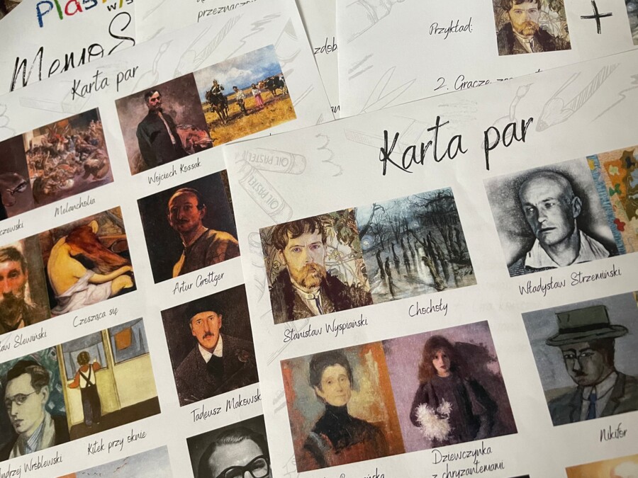 Gra dydaktyczna MemoSztuka Polska