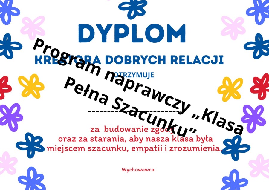 Program naprawczy „Klasa Pełna Szacunku” to kompleksowy i praktyczny plan naprawczy stworzony z myślą o uczniach klas 4–6, których relacje w klasie wymagają poprawy.
