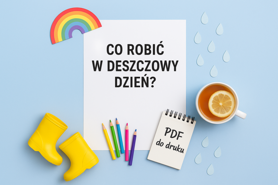 Karta pracy "Co robić w deszczowy dzień?"