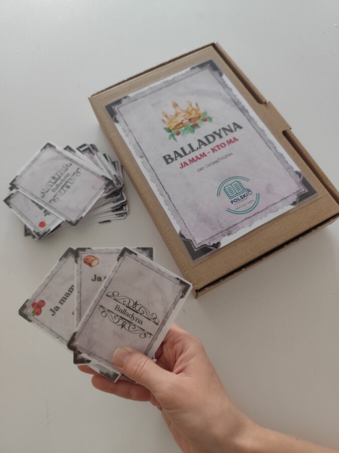 Gra Ja mam - Kto ma "Balladyna" J. Słowackiego + bonus zestaw ikon do lektury