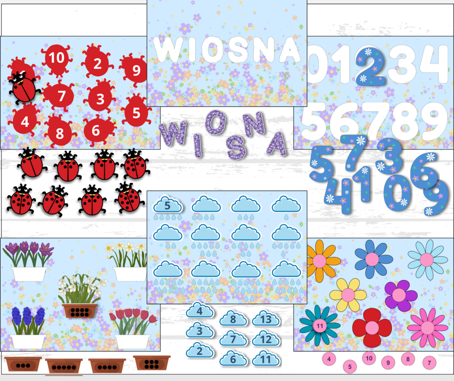 Wiosna - książeczka aktywizująca