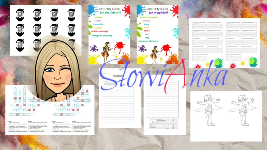 Zestaw materiałów dydaktycznych do omówienia lektury “Akademia Pana Kleksa” + PREZENTACJA GRATIS