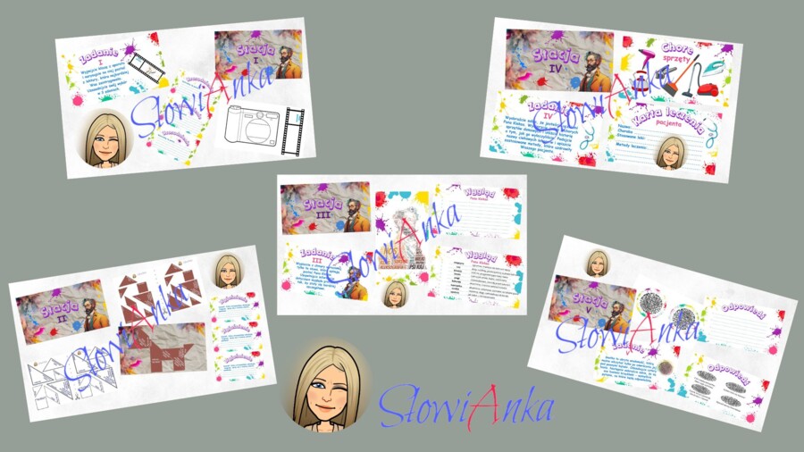 "Akademia Pana Kleksa" - STACJE ZADANIOWE