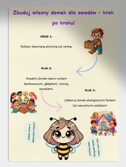 Warsztaty budowy domków dla owadów