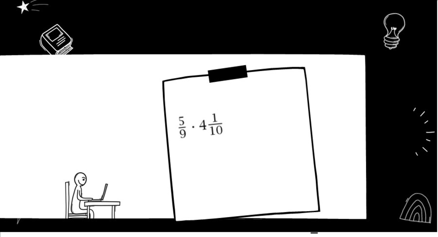 Mnożenie ułamków - prezentacja