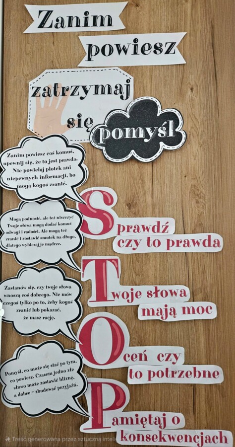 Gazetka - słowa mają moc