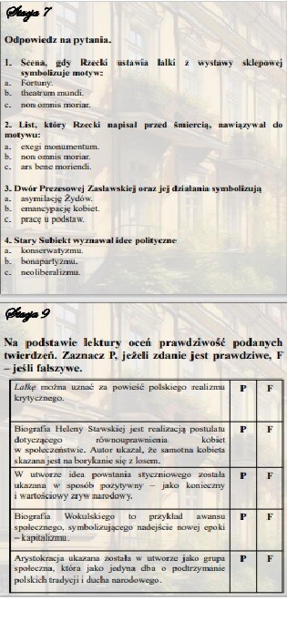 Stacje zadaniowe dla liceum - zestaw