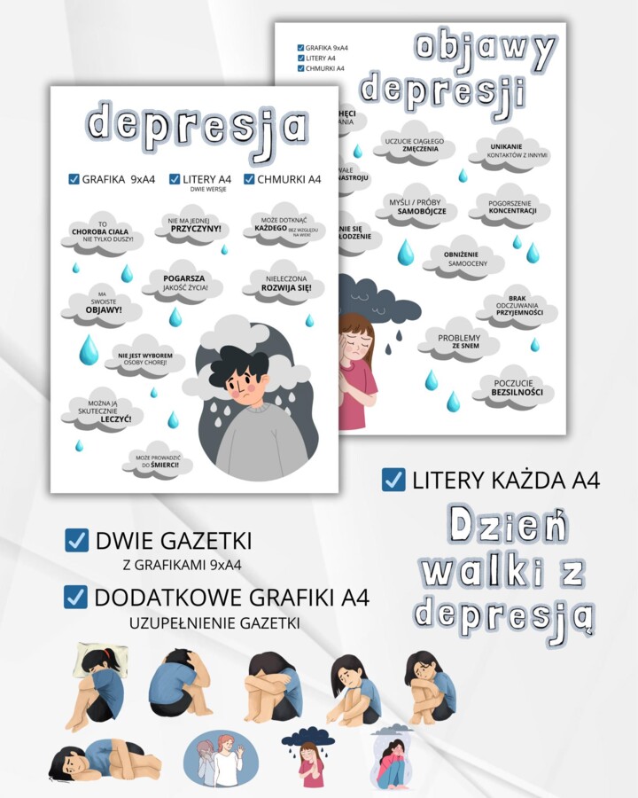 Gazetka szkolna - DEPRESJA, OBJAWY DEPRESJI