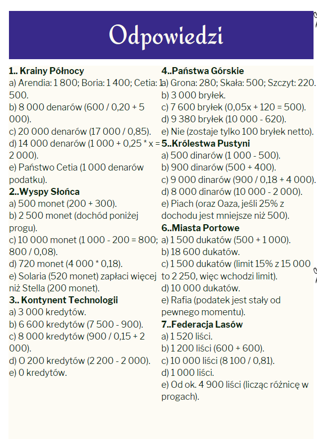 Podatkowe podróże – 150 zadań matematycznych o podatkach (klasy 7–8 + szkoły ponadpodstawowe)