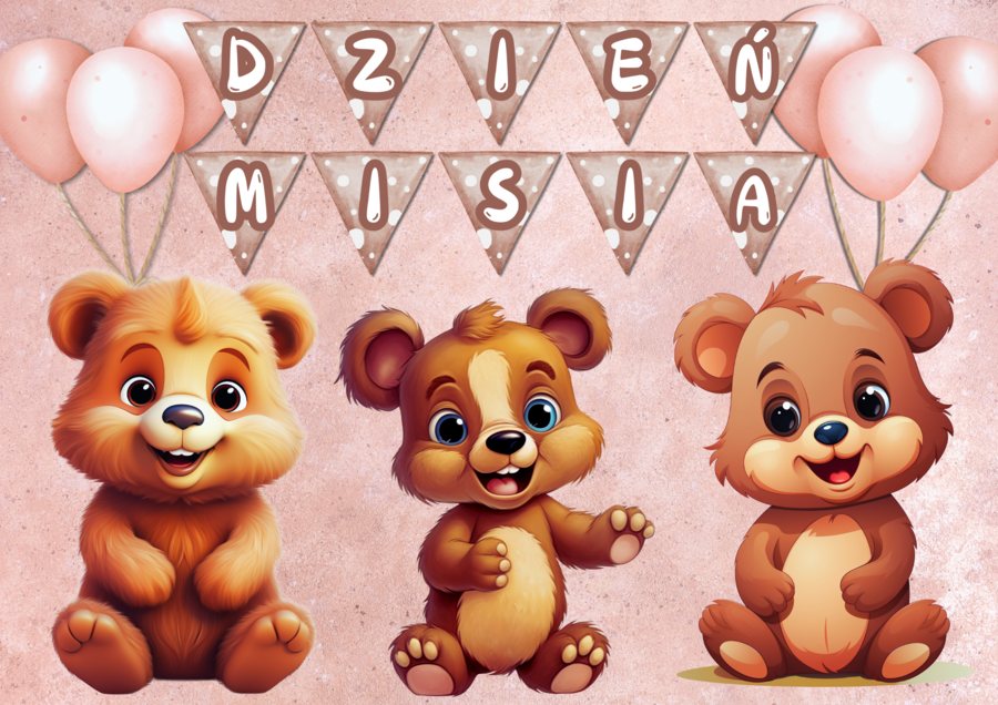 🐻🐻DZIEŃ MISIA DEKORACJA 🐻🐻