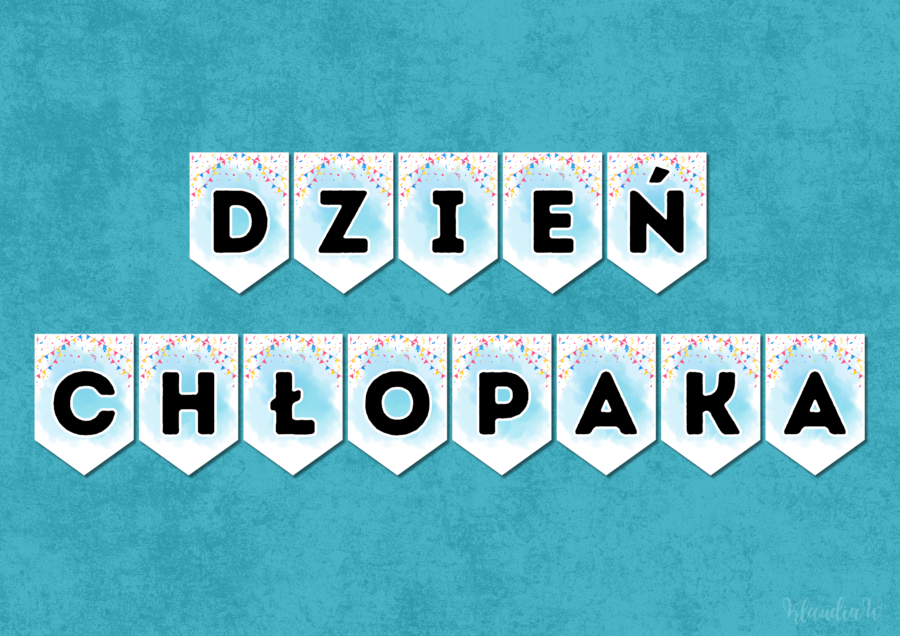 DZIEŃ CHŁOPAKA - GIRLANDA