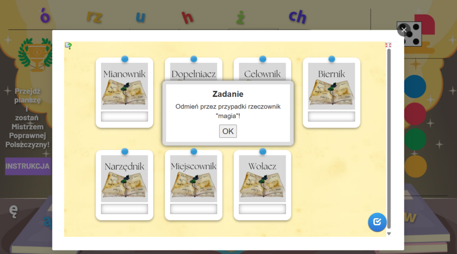 Mistrz  Poprawnej Polszczyzny - gra planszowa Genilly