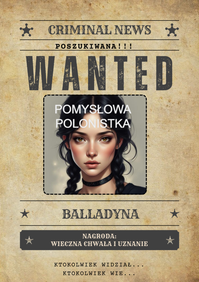 Balladyna-karty pracy