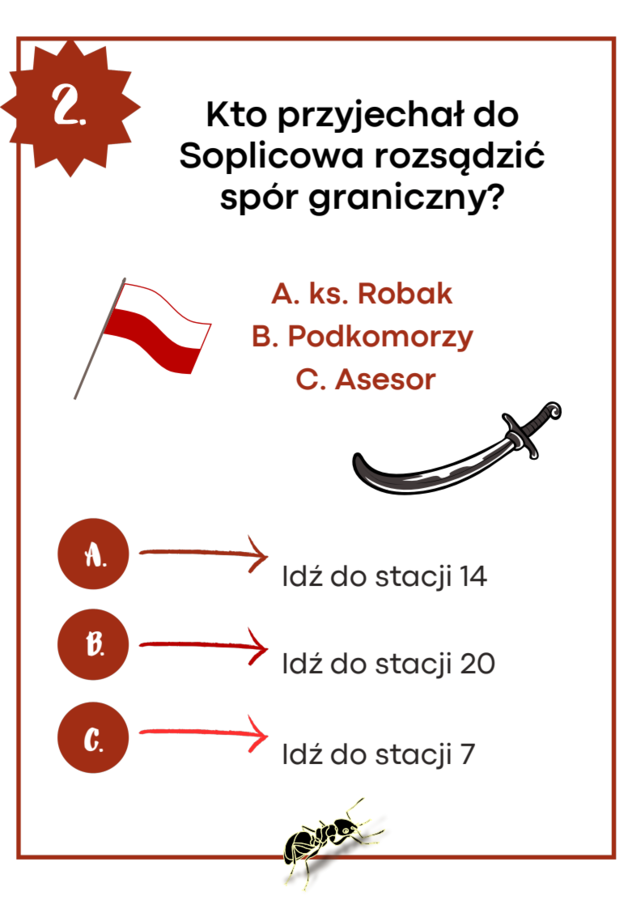 Pan Tadeusz - stacje zadaniowe na start (lekcja w ruchu)