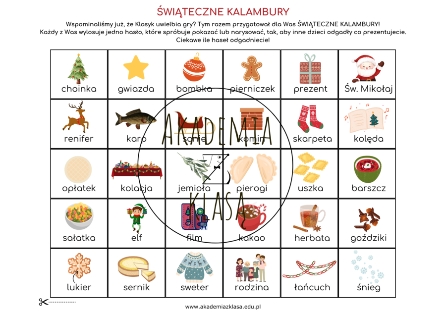 KALENDARZ ADWENTOWY - niesamowita świąteczna przygoda dla klas 2 i 3!