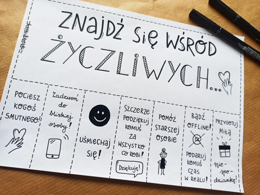 Gazetkowa "zrywka" - Znajdź się wśród życzliwych!