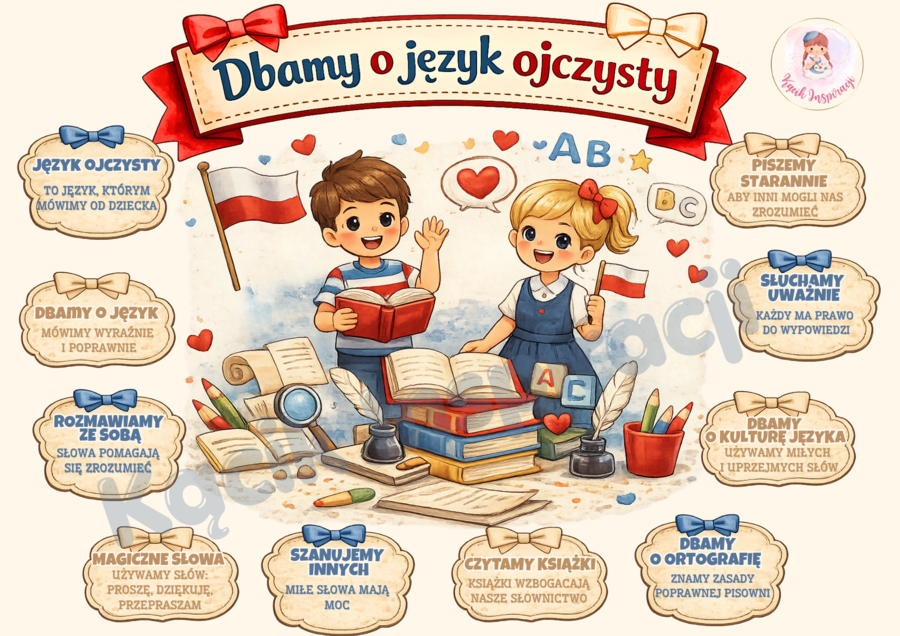 ✏️PLANSZE DZIEŃ JĘZYKA OJCZYSTEGO✏️