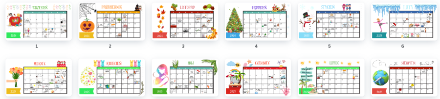 Kalendarz 2024/2025