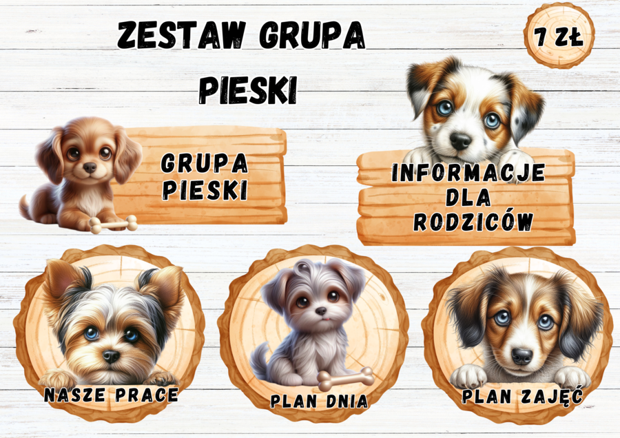 ZESTAW GRUPOWY GRUPA PIESKI