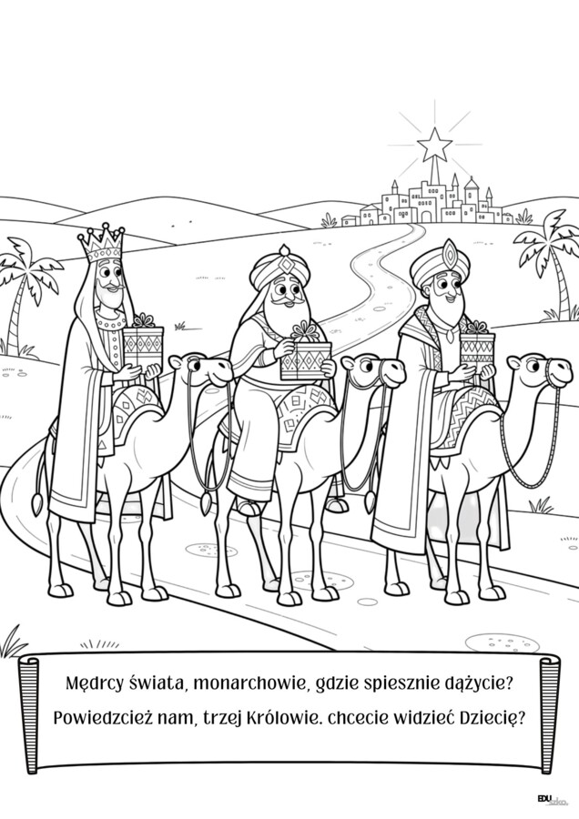 Jezus Malusieńki – wyjątkowe bożonarodzeniowe kolorowanki dla dzieci i nauczycieli z cytatami z Pisma Świętego i kolęd