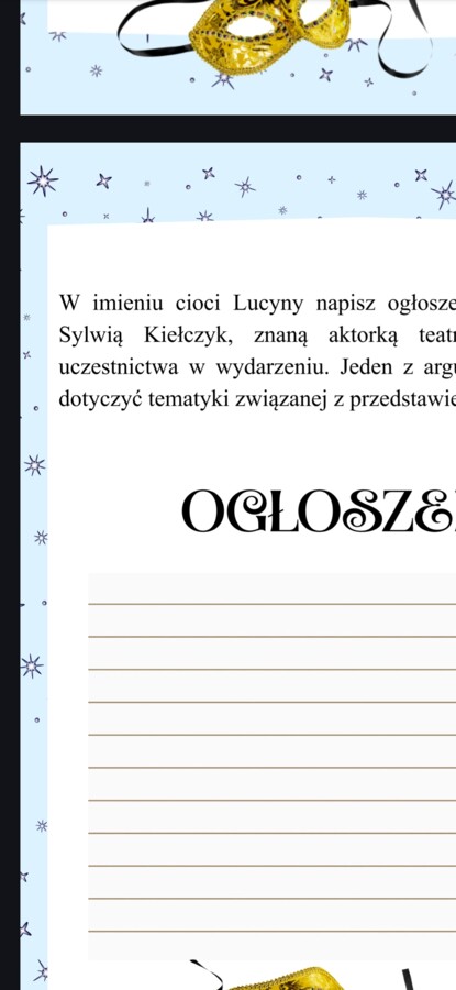 Teatr Niewidzialnych Dzieci M. Szczygielski - cykl lekcji