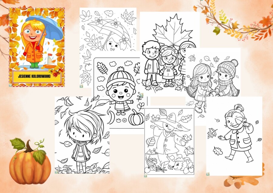 JESIENNA KSIĄŻECZKA AKTYWIZUJĄCA DLA PRZEDSZKOLAKÓW.