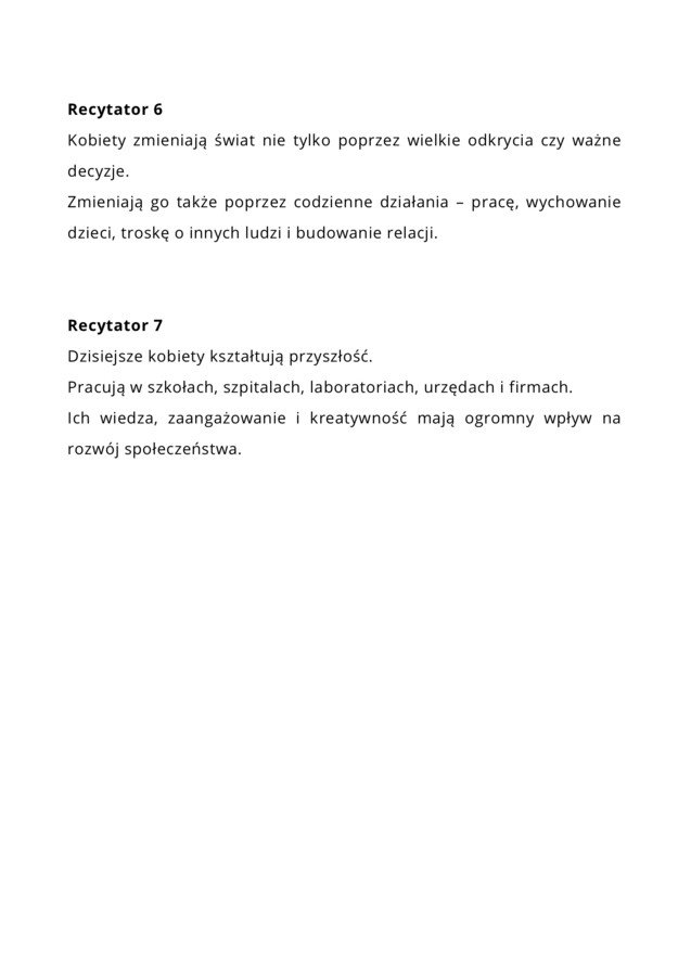 Scenariusz apel Dzień Kobiet Siła Kobiecości