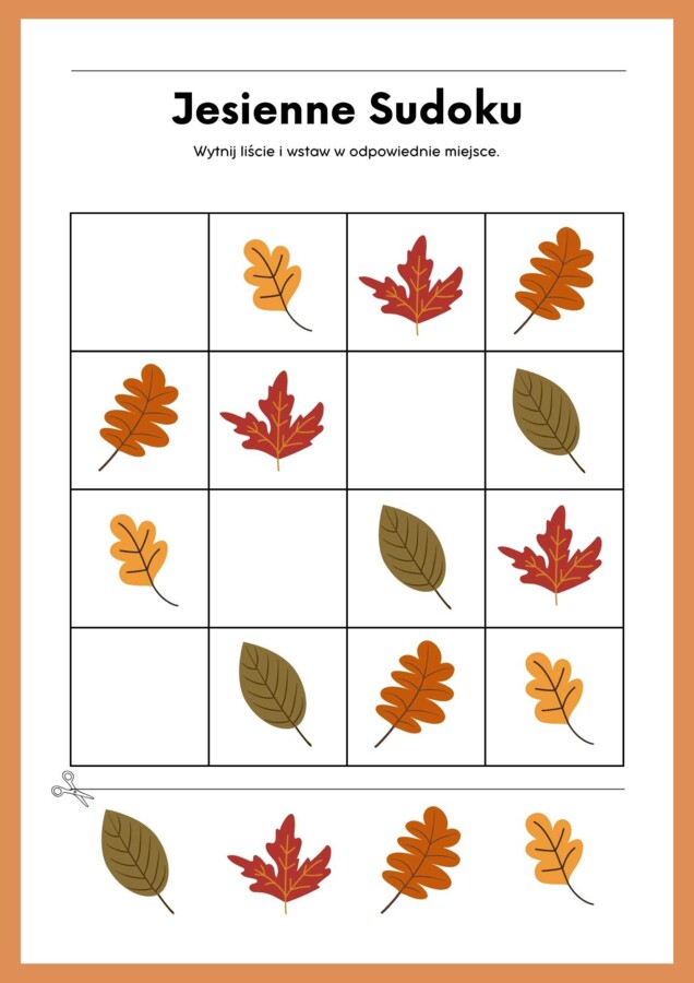 „Jesienne Inspiracje – Edukacyjne Karty dla Klasy 2”