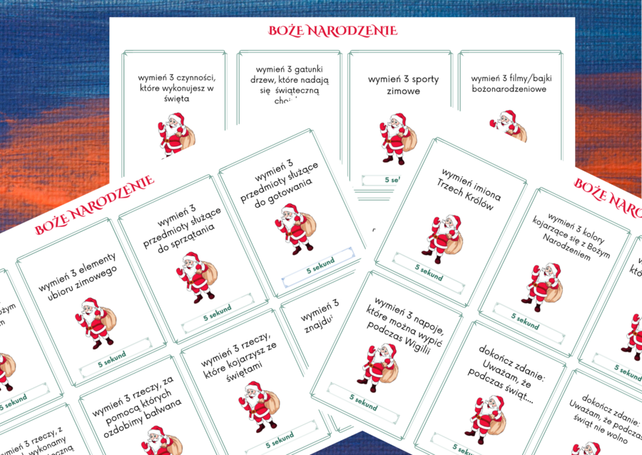 BOŻE NARODZENIE – gra 5 sekund